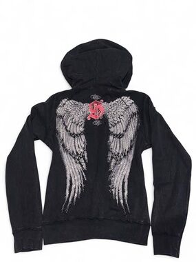 Sinful bedazzled y2k zip up